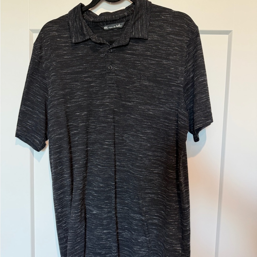 Travis Mathew Charcoal Polo Shirt